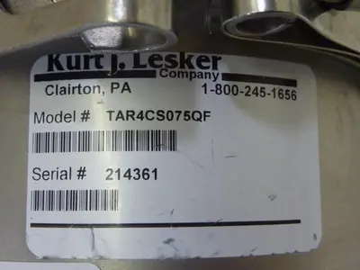 USED KURT J LESKER TAR4CS075QF