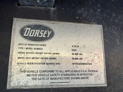 Used 2021 DORSEY DC53 STEP DECK Flatbed Trailers Minnesota US | Carco Truck & Equipment #1513924