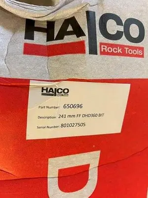 Used HALCO 9-1/2” HALCO DHD 360 HAMER BIT Other Cutting Tools Pennsylvania US | East West Machinery & Drilling #1417507