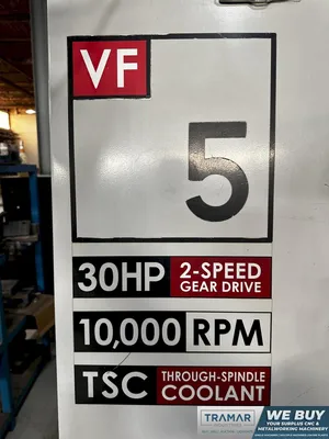 Used 2009 HAAS VF-5B/40 Vertical Machining Centers Michigan US | Tramar Industries #419572