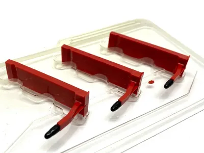 NEW GRAPHIC CONTROLS RED DISPOSABLE PEN CHESSELL RECORDER