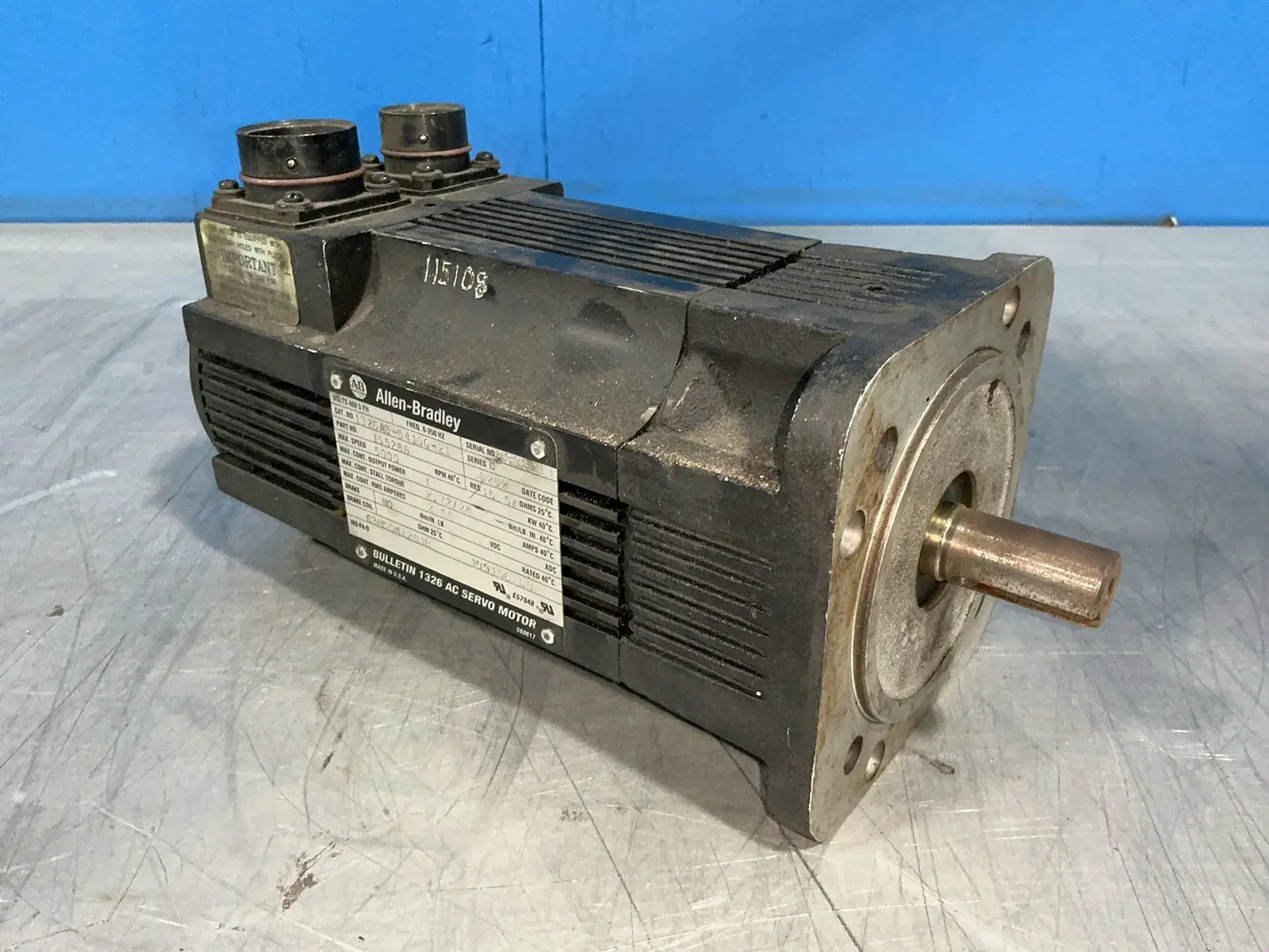 Used ALLENBRADLEY 1326ABB410G21 Motors (misc) Ohio US | HGR 24 #1506911