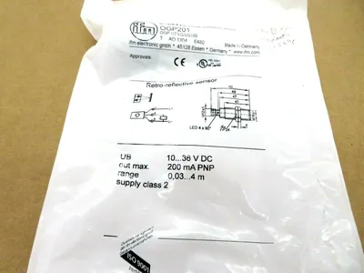 NEW IFM EFECTOR OGP-HPKG/US100-OGP201 RETRO REFLECTIVE SENSOR OGPHPKGUS100OGP201