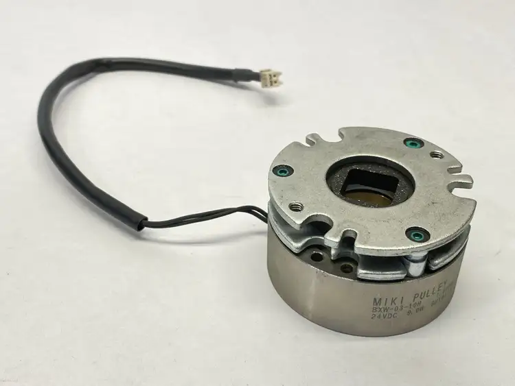 Used Miki Pulley Spring Actuated Electromagnetic Clutch Brake Motor Control Parts Michigan US | Maverick Industrial Sales #1400880