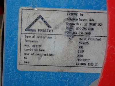 USED 2001 FRIATEC FRIAMAT