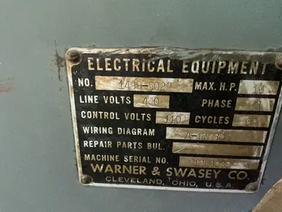 Used WARNER & SWASEY 4 / MI420 Turret Lathes (Ram & Saddle) Ohio US | HGR 24 #1345294