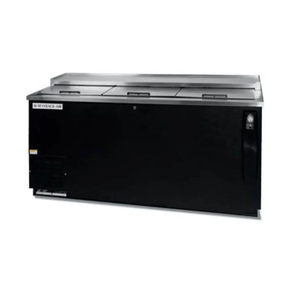 Beverage-Air DW79HC-S 80" Forced Air Bottle Cooler - Holds (32) 12 Oz Bottle Cases, Bottle Opener, 115v