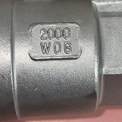 3/4" 316 Stainless Steel Manual Threaded Ball Valve 2000PSI WOG Fast Shipping!
