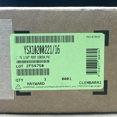 NEW Hayward YSX10200221/16