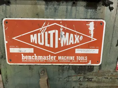 50 TON X 38" X 60" ASC / BENCHMASTER  MODEL #50-4-3860-2-12 4-POST CUTOFF PRESS: STOCK #19939