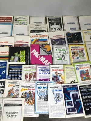 Collectible Video Games & More - Intellivoice Voice Synthesis Module / 52 - Mattel Intellivision Video Games - Manuals & Cards - see description for more info