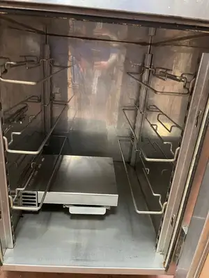 Used FWE Used FWE TS-1826-7 Insulated 1/2 Height Mobile Heated Holding Cabinet 5 Pan 120V Hot Food Warming, Holding, & Transport Cabinets Illinois US | Falcon Restaurant Supply #1376396
