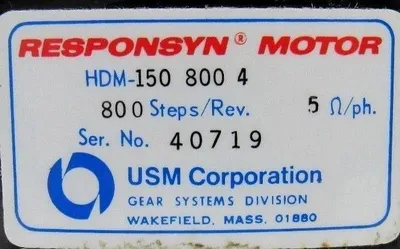USED USM CORPORATION HDM-150-800-4 MOTOR HDM1508004