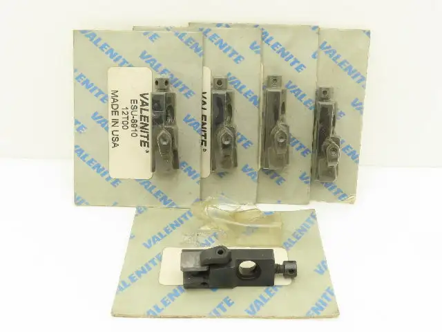 Valenite ESU-8910 12T00 Tool Holder with Carbide Insert  Lot of 5