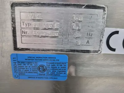 Used VAMA MASCHINENBAU GMBH VP 530 S (STANDING CHAMBER VACUUM PACKAGING MACHINE) Bag Sealers British Columbia CA | Steep Hill Equipment Solutions #1354959