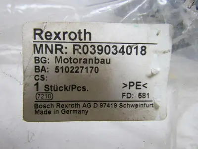 Rexroth R039034018 FD:581 Belt Drive Gear Motor Adaptor for CKK Modules