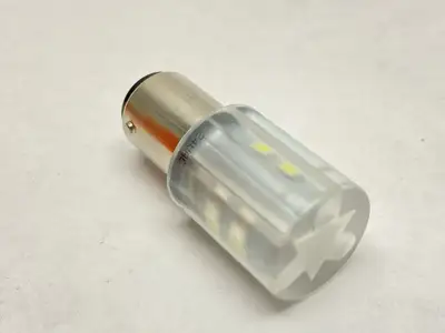USED SIEMENS 50MM STEADY-LIGHT ELEMENT YELLOW 12-230V W/ LED BULB