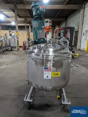 USED Precision 300 Liter Precision Stainless Reactor, 316L S/S, 45/100#