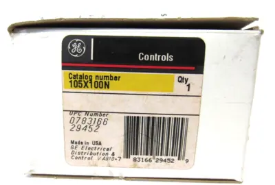NEW GENERAL ELECTRIC 105X100N AUXILIARY CONTACT KIT