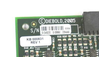 NEW DIEBOLD KB0623 CONTROL BOARD 39-017178-000A, 51349220, 8189960