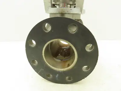 Kitz 10K-80 Stainless Ball Valve 3" Flanged DN80 Class 10K -No Handle