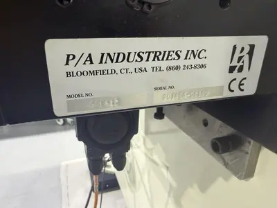 11.8" X .138" PA INDUSTRIES MODEL #PAK 350.4 SRF-12 COIL STRIP SERVO FEEDER & CONTROL : YOBRO #25105