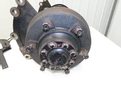 Hyster E60Z-33 Forklift Front Dual Wheel Drive Axle Assembly 6-Lug & Park Brake