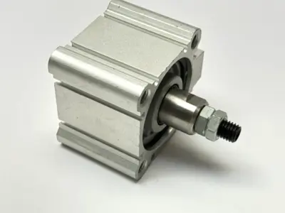 USED SMC COMPACT PNEUMATIC CYLINDER