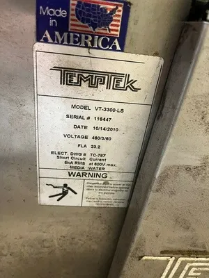2016 TEMPTEK VT3300-LS THERMOLATOR | Machinery Network (10)
