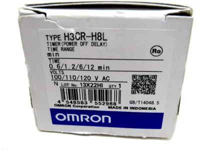 NEW OMRON H3CR-H8L TIMER H3CRH8L