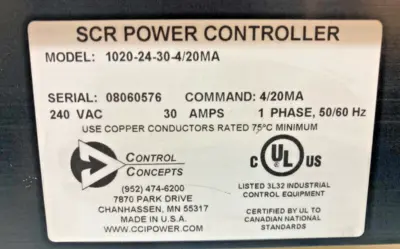 Control Concepts _UNKNOWN_ Thyristors & SCRs | ANACAPA EQUIPMENT BROKERS, INC (4)