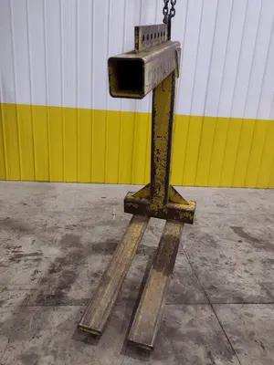 2,000 LB x 42" x 48" NATIONAL IND PALLET LIFTER CRANE ATTACHEMENT: STOCK #22369