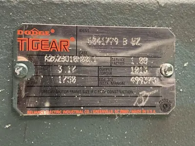 Used DODGE 6041779 B WZ Speed Reducers | Surplus Asset Holdings #1205451