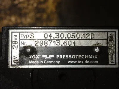 USED TOX PRESSOTECHNIK S 04.30.050.12D