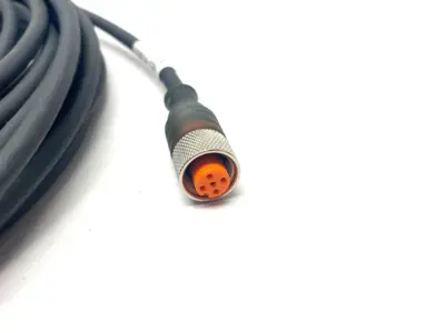 USED LUMBERG AUTOMATION DOUBLE END CONNECTION CORDSET M/F M12 5-PIN 10M