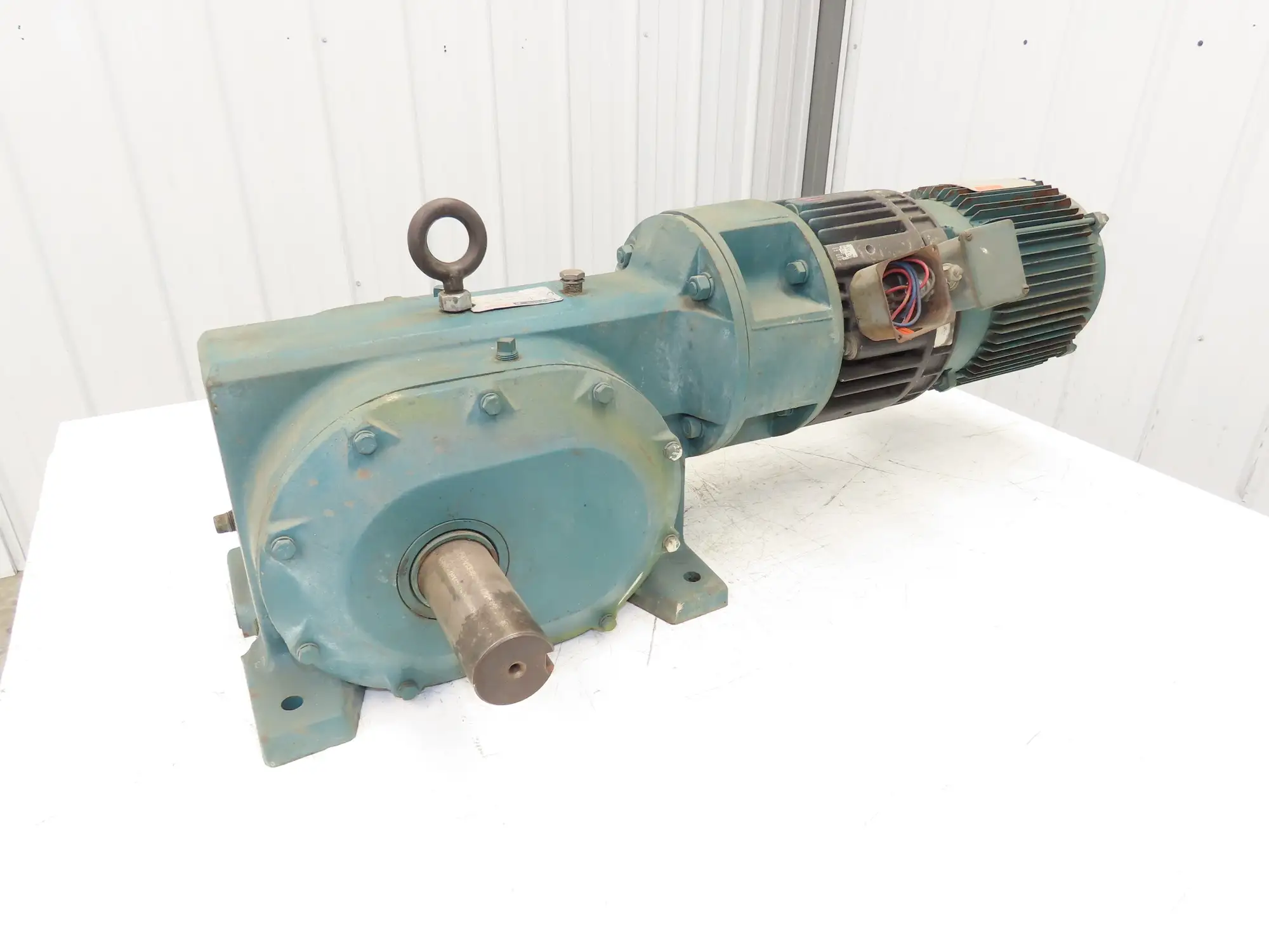 Reliance Master XL Gearmotor 70:1 Ratio 24rpm 3Hp 230/460V 3PH LH 182TC w/Brake