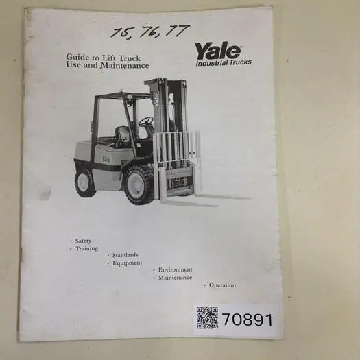 Used YALE GUIDE891 Manuals Michigan US | Ideal Machinery #574755