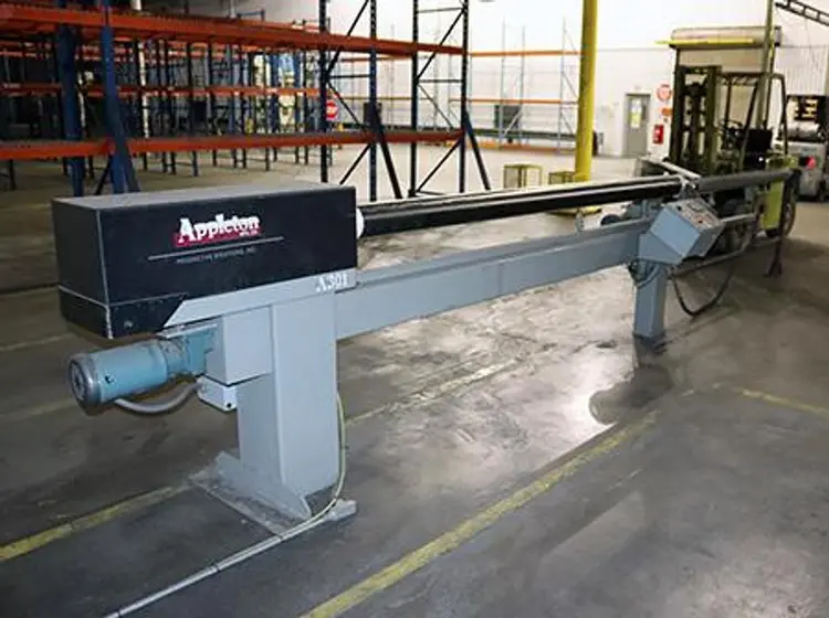 Used 120" APPLETON AUTOMATIC CORE CUTTER, MODEL A301 120" APPLETON AUTOMATIC CORE CUTTER, MODEL A301 Core Cutters South Carolina US | Paper Converting Equipment #395911