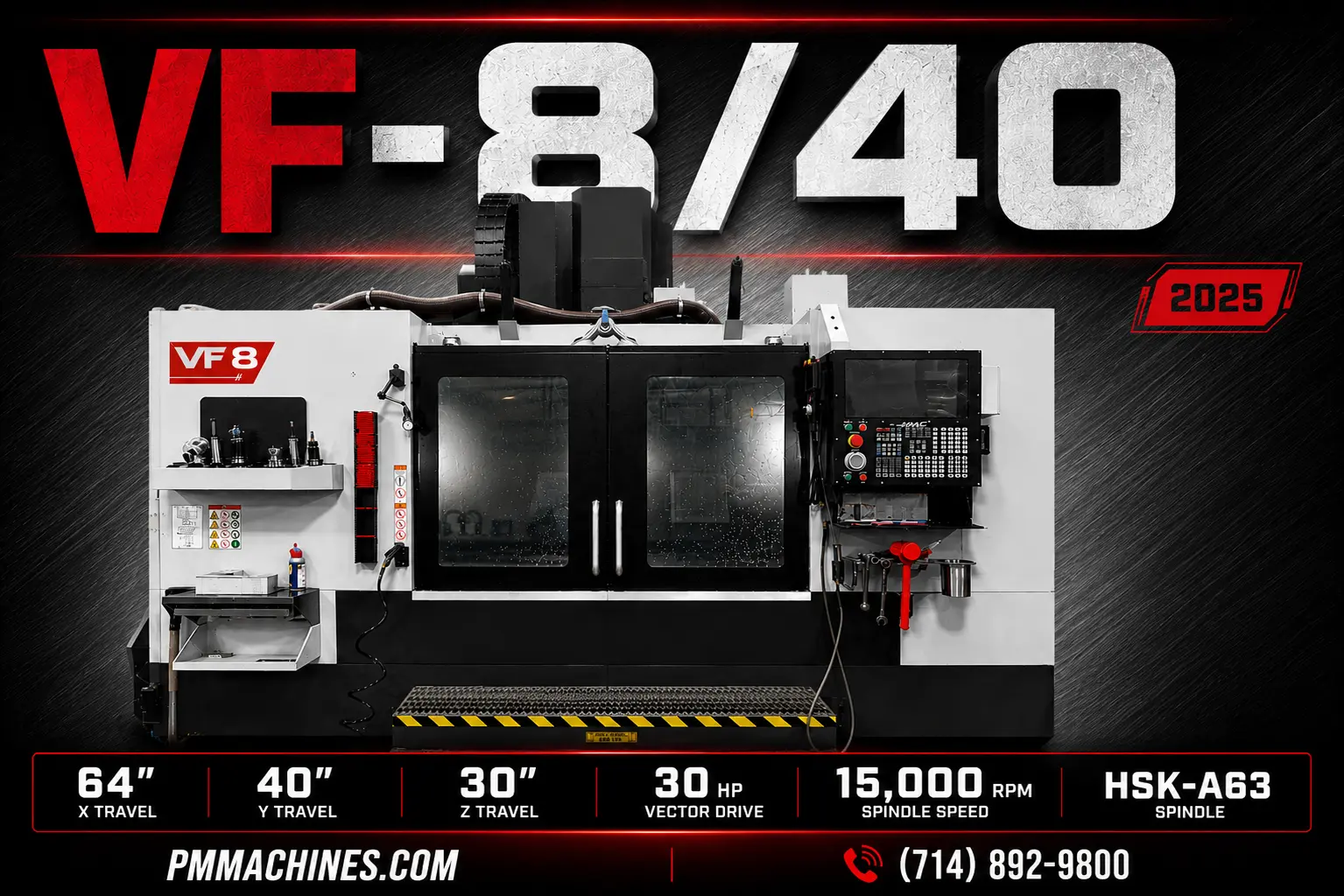 USED 2025 HAAS VF-8/40
