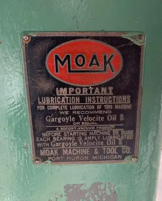 Moak Shaper w/ 3/4" Spindle Wired 240V ~ 3ph ~ High Speed Precision Oil Bearings