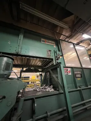 USED HARRIS HRB-918W-BRBD TWO RAM BALER