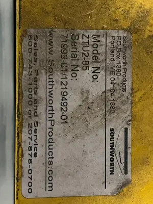 USED SOUTHWORTH ZTU2-85