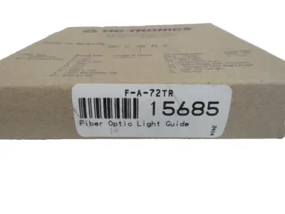 NEW TRI-TRONICS F-A-72TR FIBER OPTIC LIGHT GUIDE FA72TR