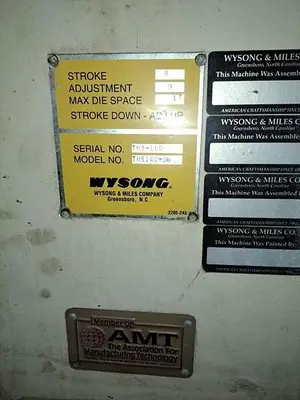 USED WYSONG MTH140-120