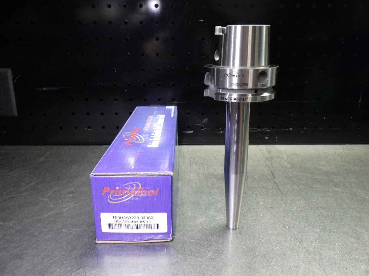 PrimeTool HSK63A 4mm Shrink Fit Tool Holder 160mm Pro T00HA63220-04160 (LOC966A)