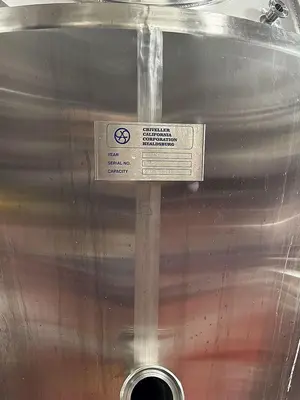 Used CRIVELLER 120 FV Stainless Steel Tanks Oregon US | Ager Tank & Equipment Co. #1407722