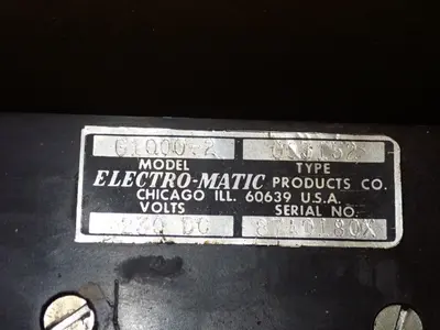 USED ELECTRO MATIC G1000
