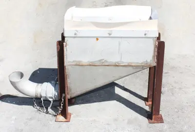 SPC7646  Miscellaneous Equipment feed chute, 12"W x 24"L x 12"D, Stainless Steel