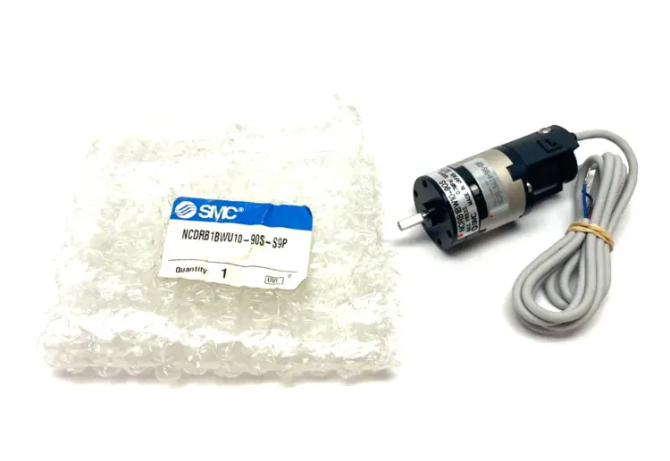 Used SMC DOUBLE ACTING 10MM ROTARY VANE ACTUATOR  W/ AUTO SWITCHES Linear Actuators | Maverick Industrial Sales #1111426