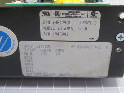 Used CHEROKEE INTERNATIONAL _UNKNOWN_ AC/DC Power Supplies Texas US | OCO Industrial #1686863